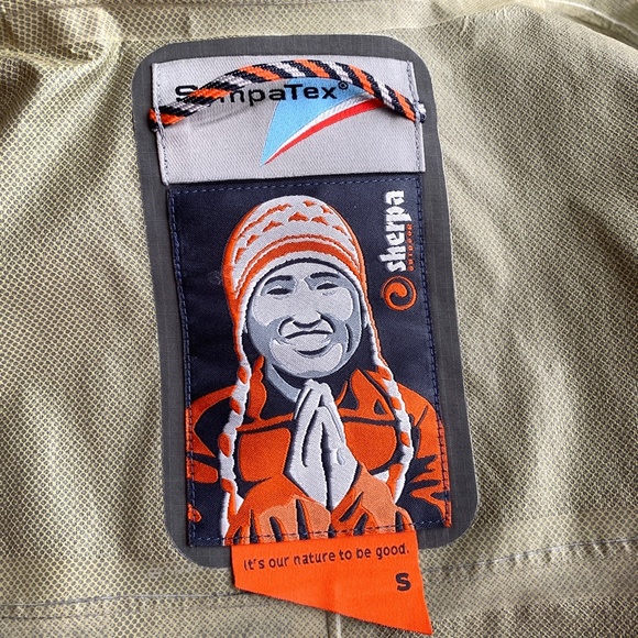 SHERPA Outdoor Chabahil Hardshell Full Zip Jacket Gray/Green Sz S - Picture 12 of 14